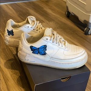 Butterfly Air Force 1s